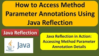 How to Access Method Parameter Annotations Using Java Reflection Reflection in Java
