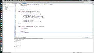 Java Tic Tac Toe Part 2