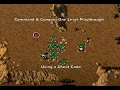 Command Conquer Reveal Map Short Playthrough using a PS1 Cheat Code D