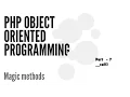 Magic Methods in PHP -