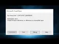 Excel VBA - Microsoft Visual Basic