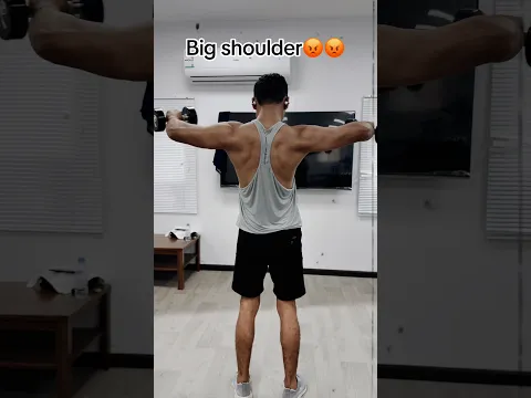 Big shoulder workout😡😡😡 #motivation #foryou #bigshoulderworkout #fitness