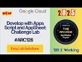 Develop with Apps Script and AppSheet Challenge Lab