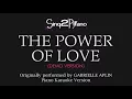 Gabrielle Aplin - The Power of Love (Piano Karaoke)