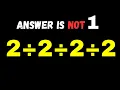 Only 5 Can Solve This Math Problem With Any Mistake