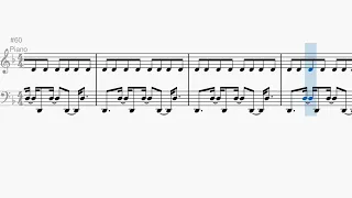 스즈메의 문단속 OST RADWIMPS 도쿄상공 東京上空 피아노악보  스즈메의 문단속 OST RADWIMPS 도쿄상공 東京上空 피아노악보