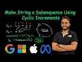 Make String a Subsequence Using Cyclic Increments Leetcode 2825