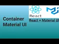 Container React Material UI in Hindi