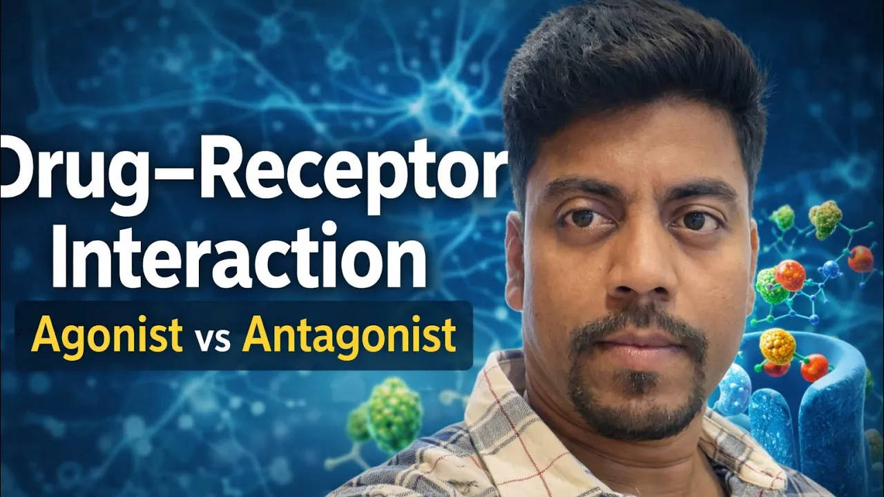 Drug–Receptor Interaction Explained Simply | Pharmacology for B.Pharm & GPAT