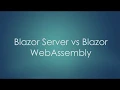 Basic differences between Blazor Server and Blazor WebAssembly Applications