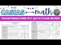 Transformations 8th Grade Math STAAR Test Review Lesson