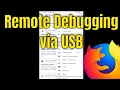 How to Remote Debugging via USB in Firefox Android Mobile