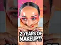 Download Lagu This Girl Wore Makeup for 2 Years Straight😳#shorts