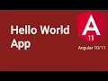 Hello World App Part Angular tutorial in Hindi