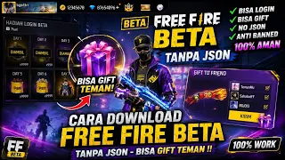 TAMPA JSON✅CARA DOWNLOAD FF KIPAS BETA VIP ORI UPDATE TERBARU 2026