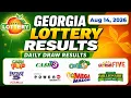 Georgia Lottery Results - August 14 2026