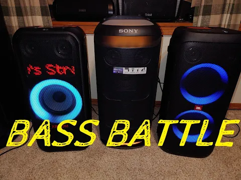 Download MP3 Basement Bass Battle 💣 Sony XV800 ☢️ LG XL7 🔆 JBL Partybox 310 ☣️ All Plugged in, Sound Comparison