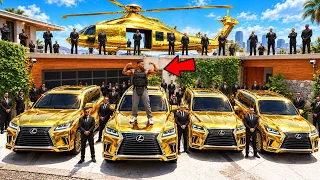 Franklin Built a GOLDEN LEXUS MAFIA Empire in GTA 5! 😱🔥 | Part 2 | Dhanu Dino