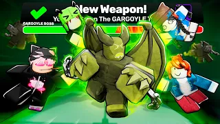 I Beat the NEW Gargoyle Tower Update with My ENTIRE FAMILY!