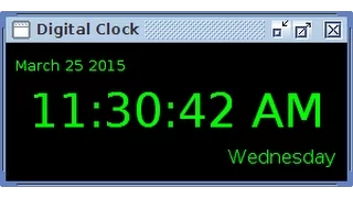 How to make a java digital clock Part 1 Manchester University