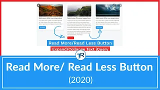 READ MORE AND READ LESS BUTTON 2020