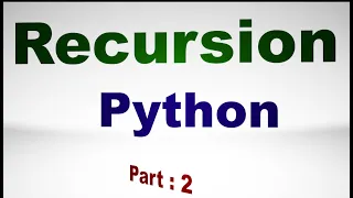 Recursion in Python Recursion Python Class 12 Recursion in python in hindi Python Recursion