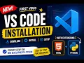 VS Code Installation for Beginners Setup HTML Python Extensions Complete Guide 2026