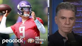 What s next for J J McCarthy after losing QB battle to Murray Pro Football Talk NFL on NBC