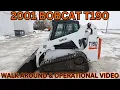 2001 Bobcat T190 Skid Steer Loader Walk Around Operational 19 900