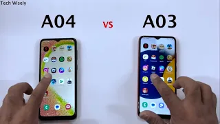 SAMSUNG A04 Vs A03 SPEED TEST  SAMSUNG A04 Vs A03 SPEED TEST