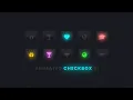 Glowing Checkbox UI using HTML and CSS Only CSS Animated Checkbox