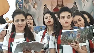ترنيمة نورى نورى يا كنيسة المسيح مع اجمل شعب فى كنيسة مارمرقس   جزيرة الوراق ٢٠٢٢ دندنها