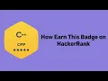 How to become five star gold coder in cpp on hackerrank