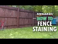 How To Stain a Wood Fence Best Tips for Long-Lasting Color Beautiful Results Menards