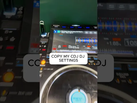 Copy My CDJ DJ settings