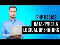 PHP Basics Live Class Data Types and Logical Operators