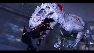 Indoraptor Vs Indominus Rex | Remastered