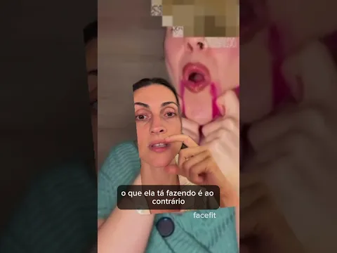 Jamais faça isso . Seu rosto vai cair