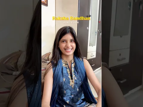 Raksha Bandhan Mini Vlog 🎀🤣🤌🏻 #shorts