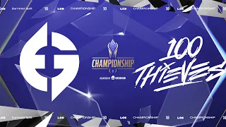 EG vs 100 | Semifinals | LCS Summer Split | Evil Geniuses vs 100 Thieves | Game 3 (2022)