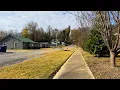 Empty streets of a town in Southern Illinois