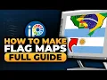 How To Make Flag Maps in Ibis Paint X 100 WORKS NO Yapping To The Point FAST EASY