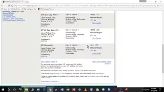 UPS Shipping costs