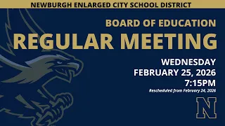 BOE Regular Meeting - February 24 2026