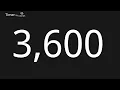 3600 Second Countup Timer