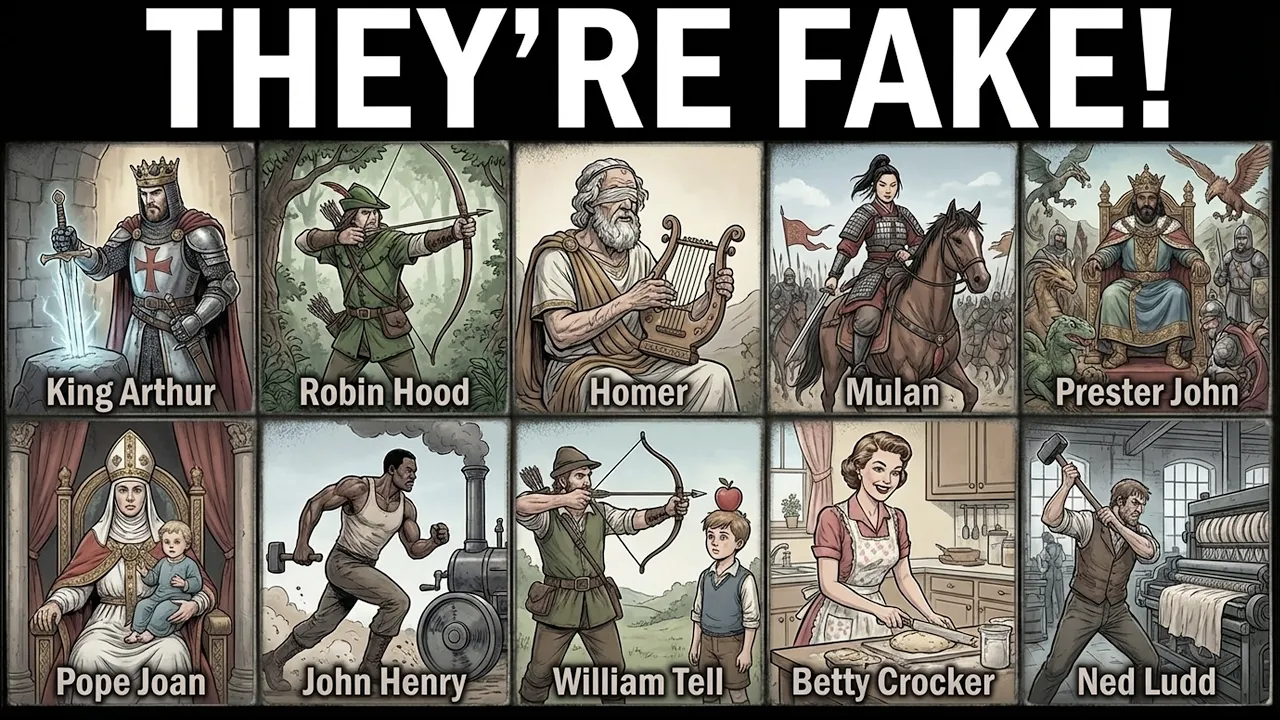 10 Famous Historical Figures Who Were Completely Made Up
