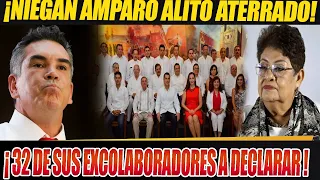 ¡ALITO ATERRORIZADO! LLEVAN A 32 EXCOLABORADORES ANTE LA FISCALÍA Y YA NO TIENE ESCAPE