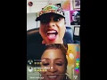 Kierra Sheard Dorinda Clark Cole on IG Live