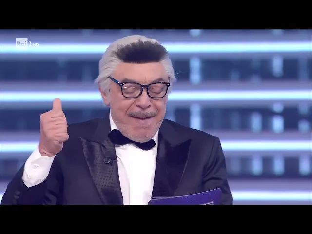 Sanremo 2026 - Nino Frassica sul palco dell'Ariston