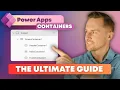 Download Lagu The ULTIMATE Guide to Power Apps Containers!